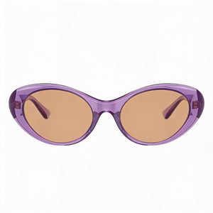 Versace Ve 4455u Oval Sunglasses for Women — front view, Plastic frame
