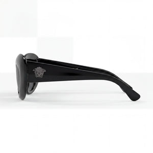 Versace Ve 4456u Oval Sunglasses for Women — front view, Plastic frame