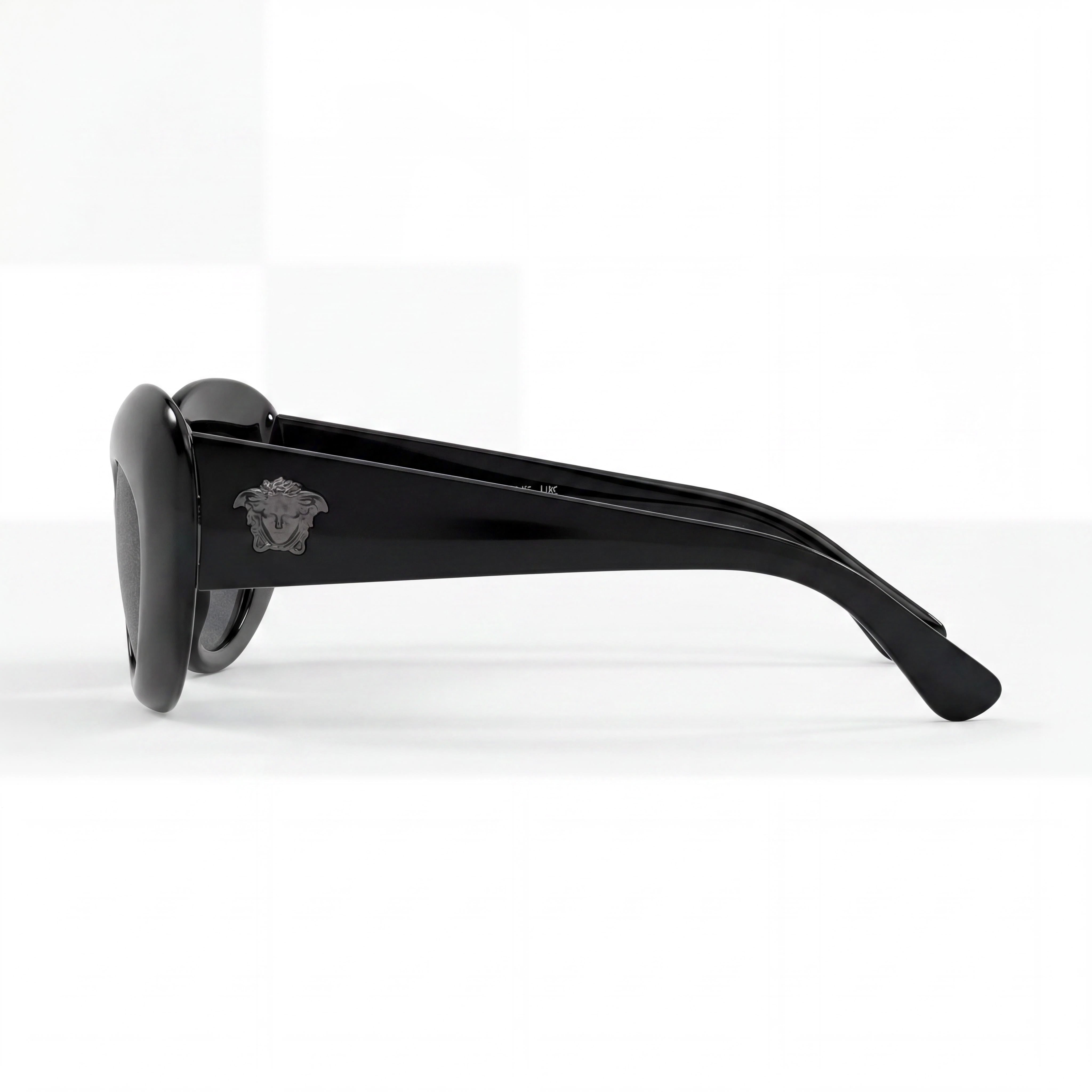 Versace Ve 4456u Black Oval Sunglasses for Women, 52mm, Photo 2