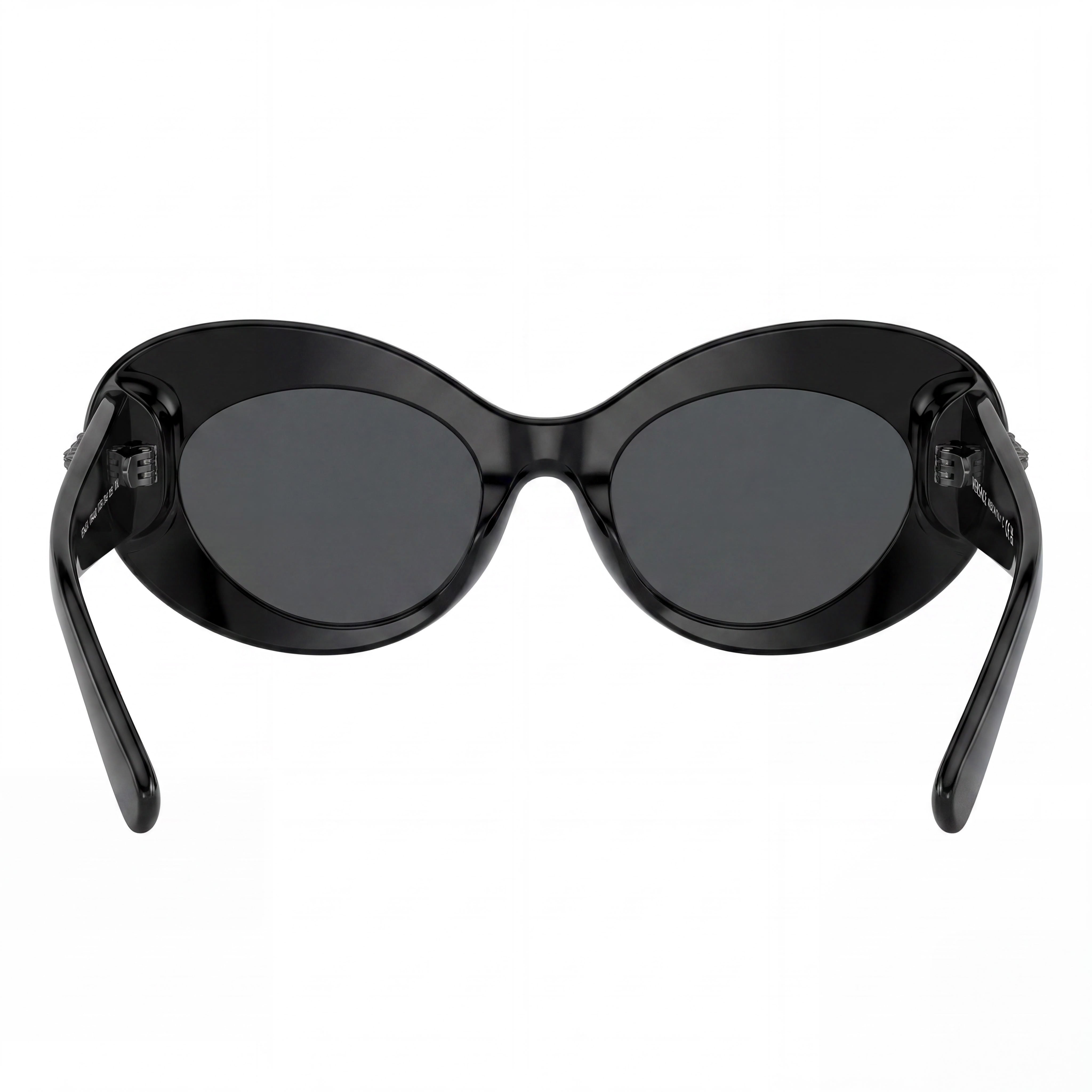Versace Ve 4456u Black Oval Sunglasses for Women, 52mm, Photo 3