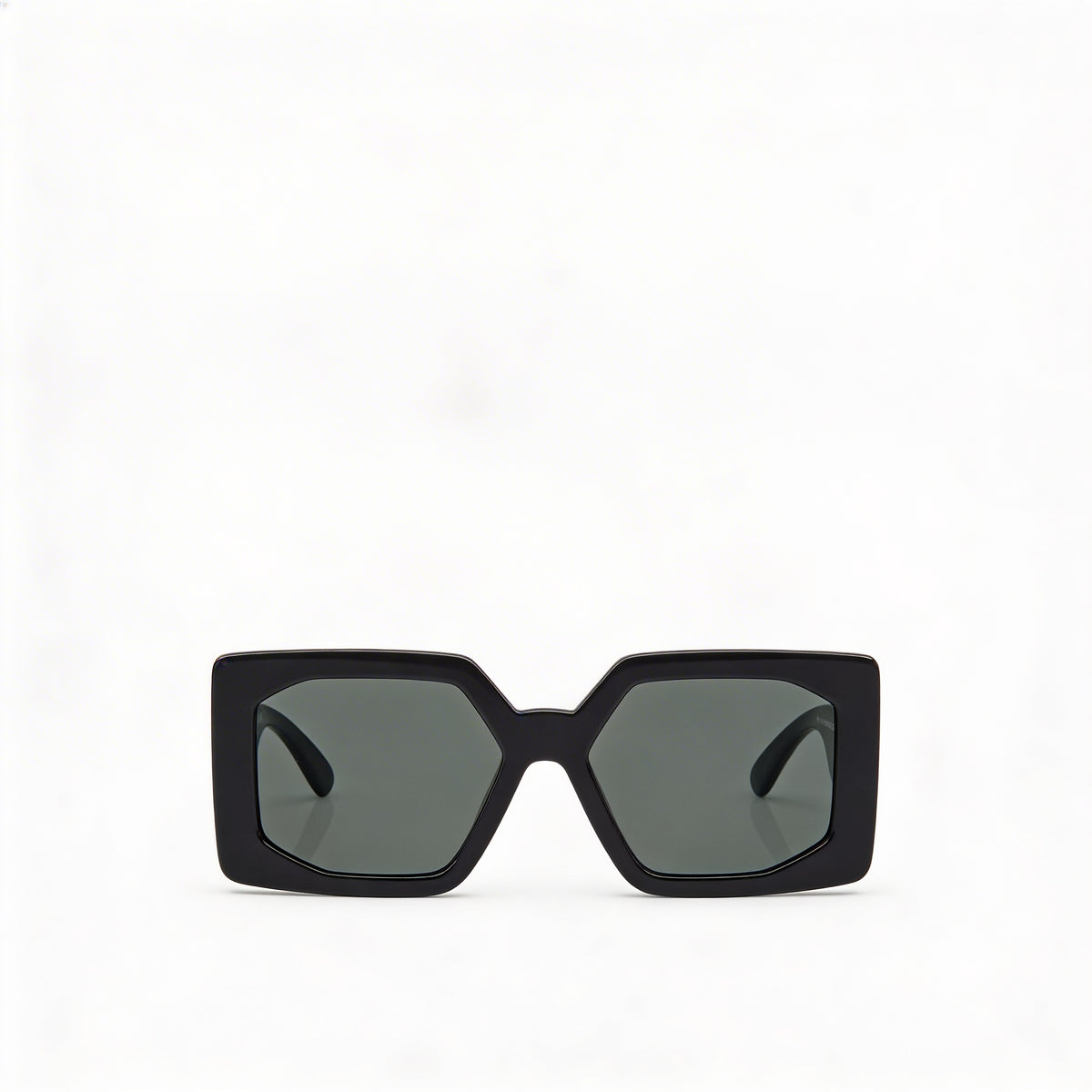 Versace Ve 4478 U Black Rectangle Sunglasses for Women, 55mm, Photo 2