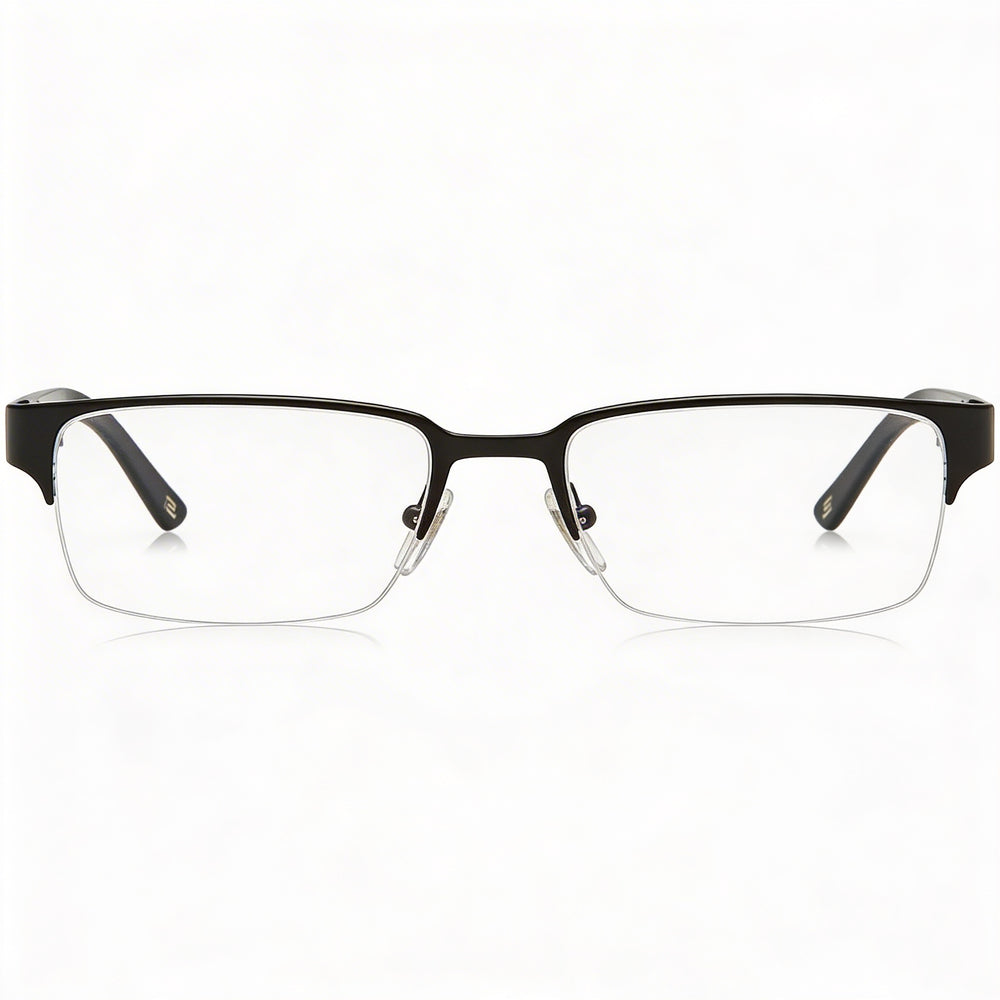 Versace VE1184 Rectangle Eyeglasses for Women — front view, Metal