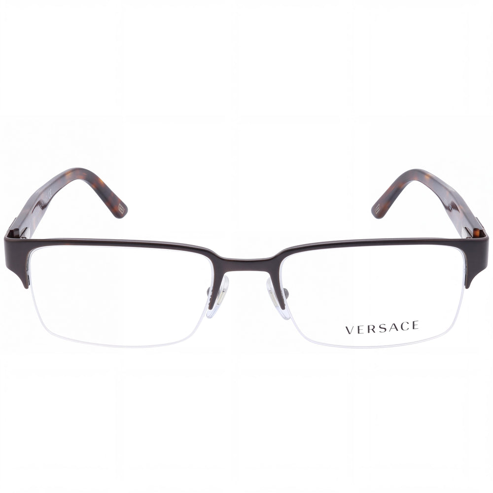 Versace VE1184 Rectangle Eyeglasses for Unisex — front view, Metal
