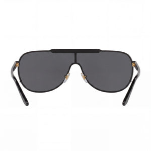 Versace VE2140 Aviator Sunglasses for Women — interior view, Non-Polarized lens detail