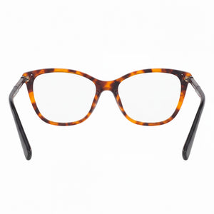 Versace Ve3248 Cat Eye Eyeglasses Unisex — side view, Havana Composite temples
