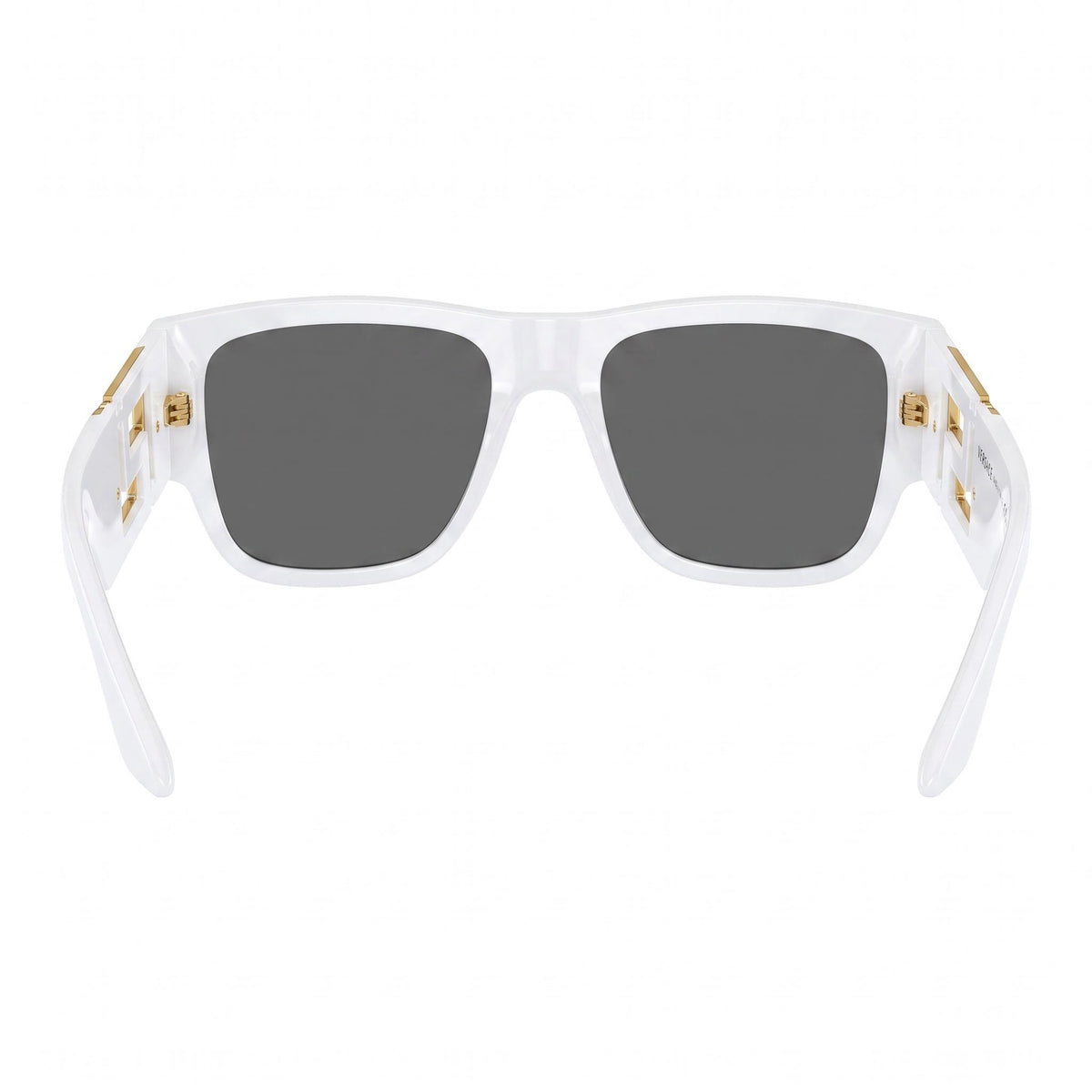 Versace Ve 4403 White Dark Grey Rectangle Sunglasses Unisex, 57mm, Photo 3