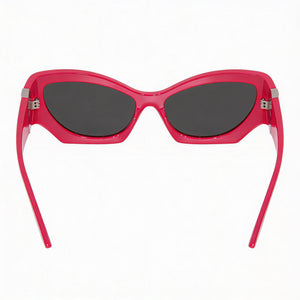 Versace VE4450 Cat Eye Sunglasses Women — side view, Non-Polarized Dark Grey lens