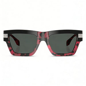 Versace Ve4464f Rectangle Sunglasses for Men — front view, Acetate frame