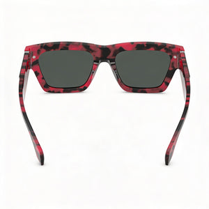 Versace Ve4464f Rectangle Sunglasses Men — side view, Non-Polarized Dark Grey lens