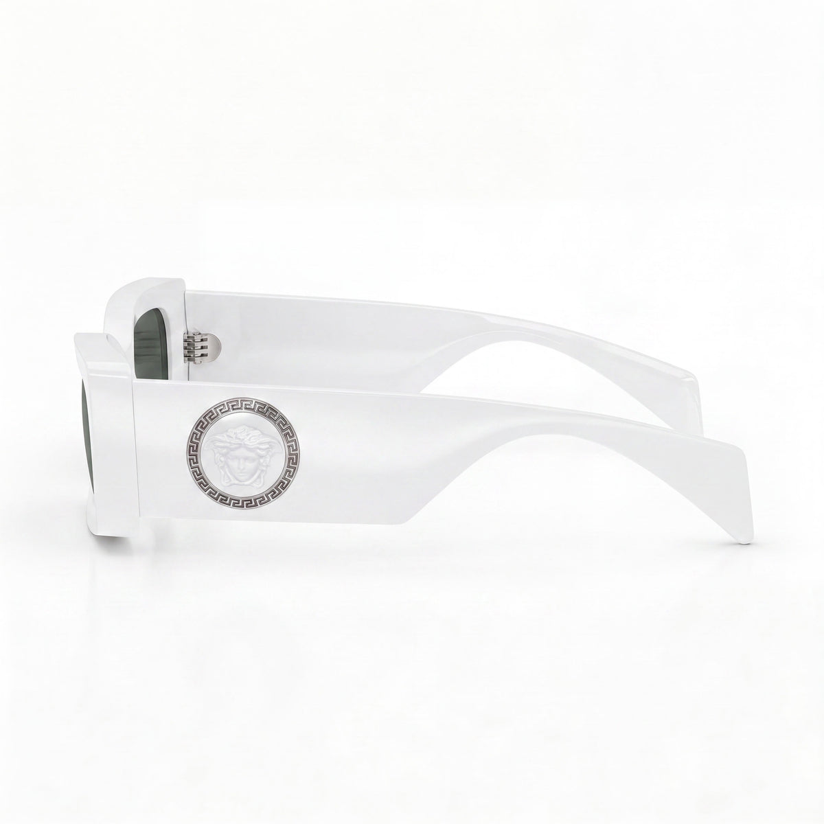 Gafas de sol unisex Versace VE4474U, gris, blanco, gris oscuro, 52 mm, Photo 3