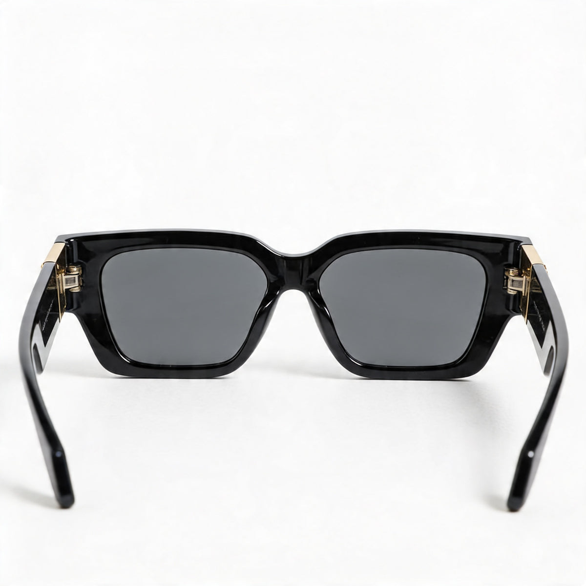 Versace Classic Black Rectangle Sunglasses for Women, 53mm, Photo 4