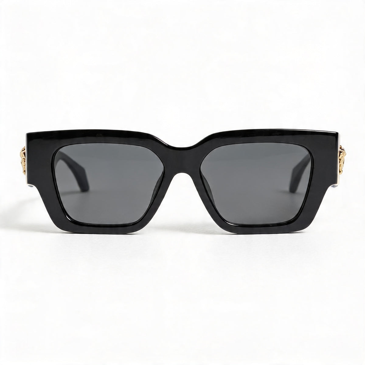 Versace Classic Black Rectangle Sunglasses for Women, 53mm, Photo 3