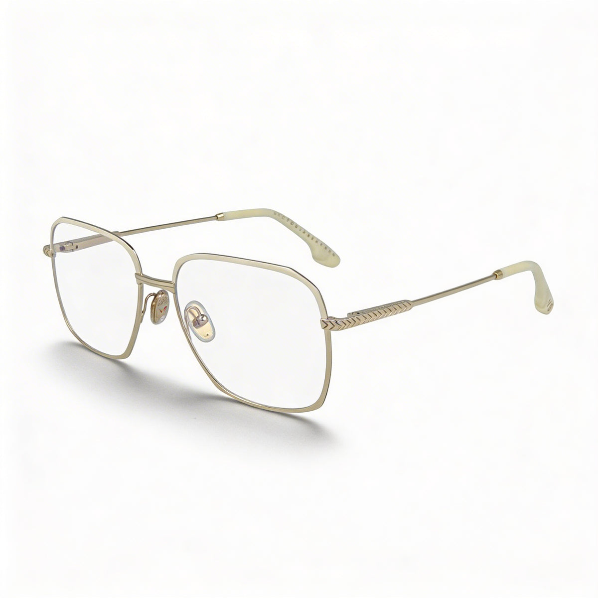 Victoria Beckham VB2108 43227 Gold Rectangle Eyeglasses Unisex, 54mm, Photo 1