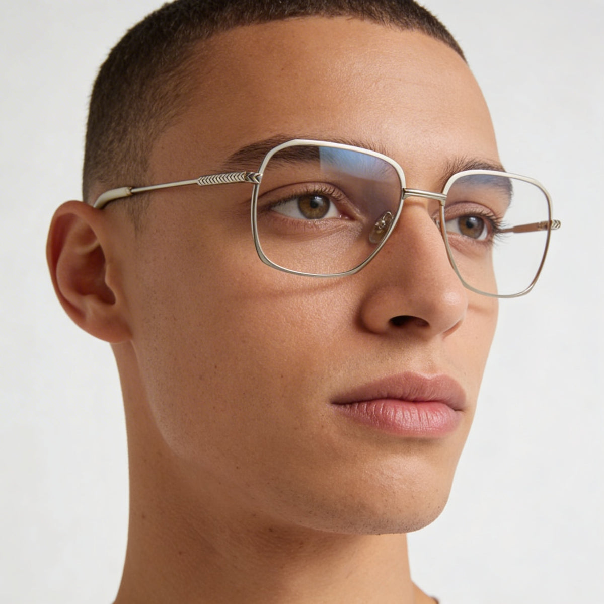 Victoria Beckham VB2108 43227 Gold Rectangle Eyeglasses Unisex, 54mm, Photo 4