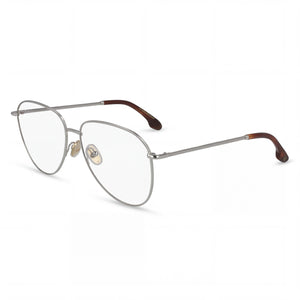 Victoria Beckham VB2116 Silver Aviator Eyeglasses Unisex, Acetate frame