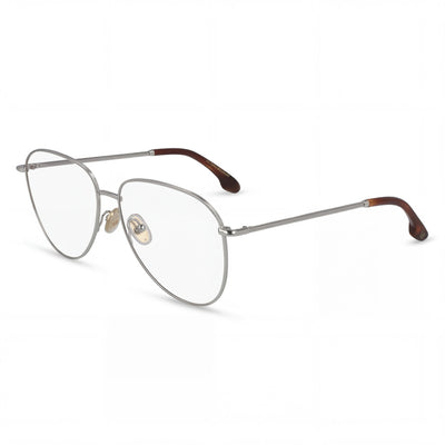 Victoria Beckham VB2116 Silver Aviator Eyeglasses Unisex, Acetate frame