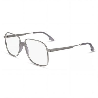 Victoria Beckham VB2134 Silver Rectangle Eyeglasses for Women, Metal frame