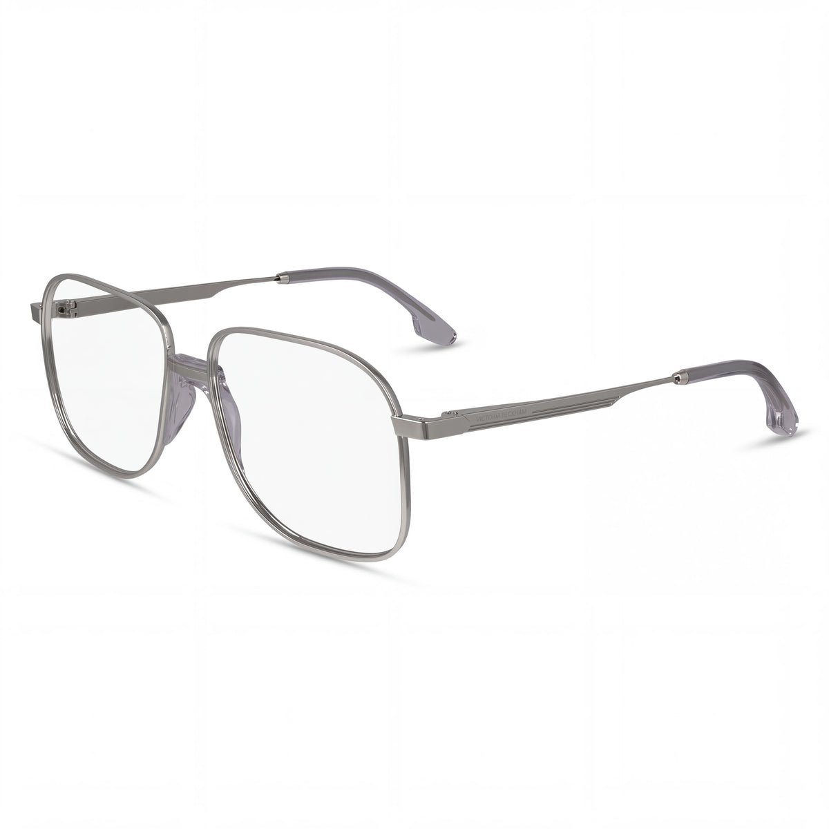 Victoria Beckham VB2134 Silver Rectangle Eyeglasses for Women, 56mm, Photo 1