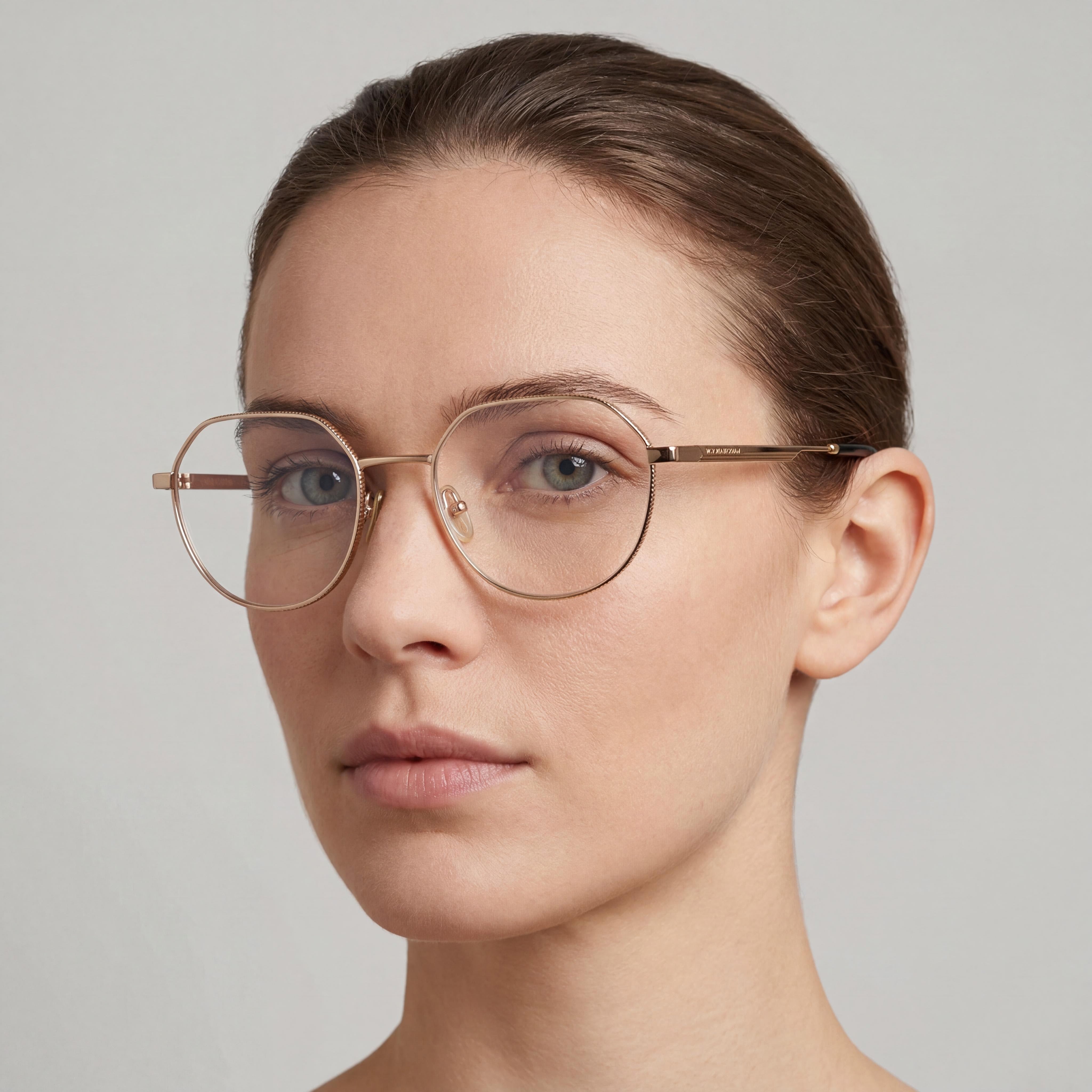 Victoria Beckham VB2135 Blush Geometric Eyeglasses for Women, 52mm, Photo 4