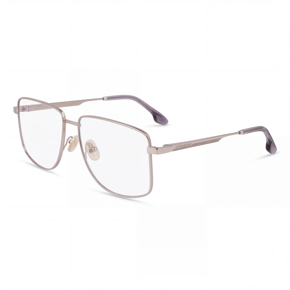 Gafas graduadas rectangulares para mujer Victoria Beckham VB2136 en color plateado, 56 mm, Photo 1