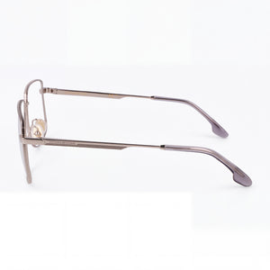 Victoria Beckham Vb2136 Square Eyeglasses Women — side view, Silver temples
