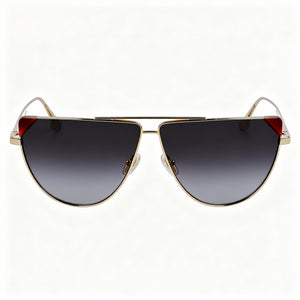 Victoria Beckham Vb239s Cat Eye Sunglasses Unisex — front view, Metal frame