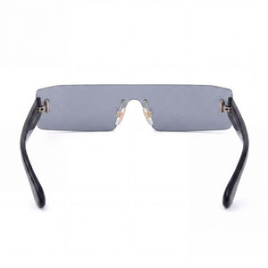 Victoria Beckham Vb241s Rectangle Sunglasses Unisex — side view, Gray lens