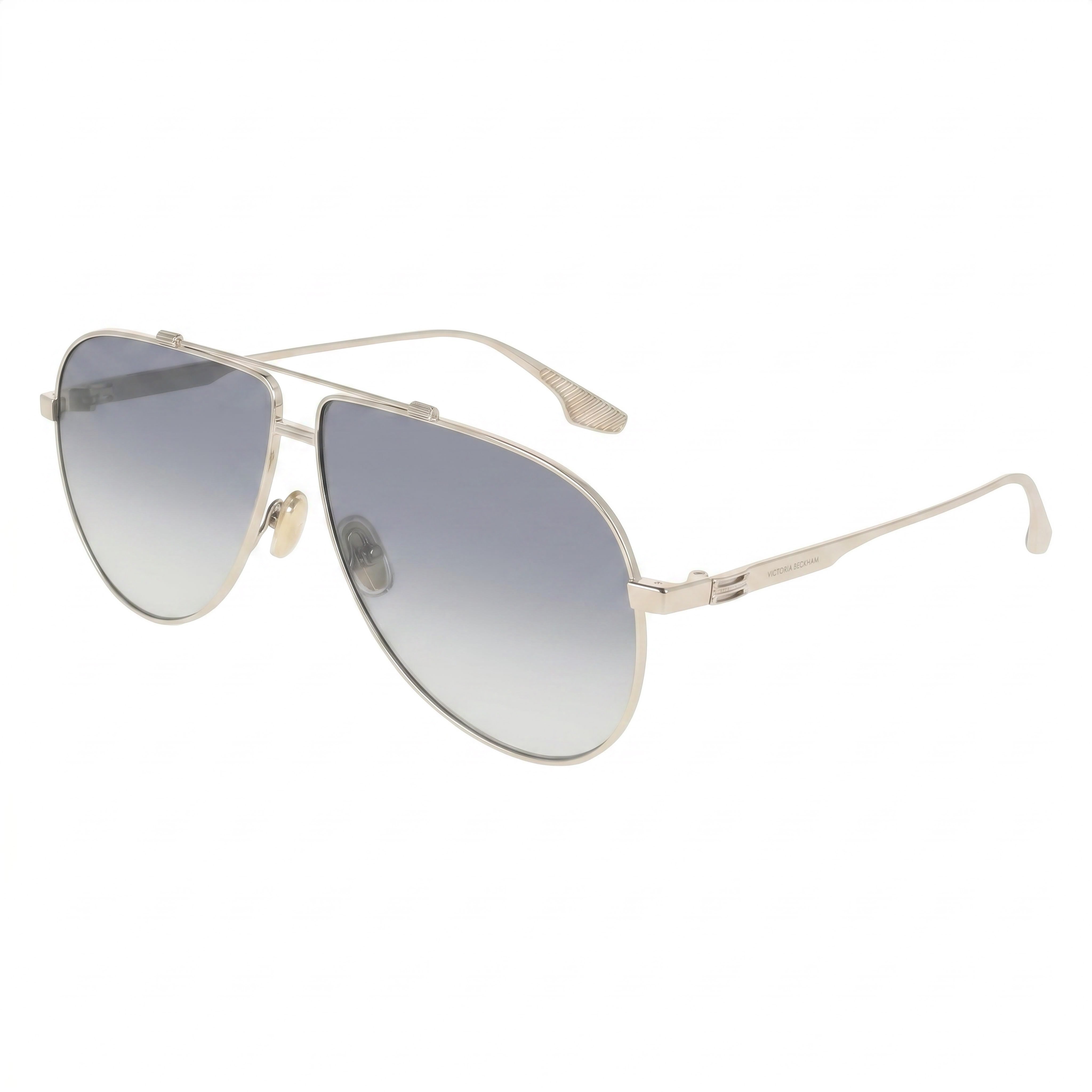 Gafas de sol de aviador plateadas Victoria Beckham Vb248s para mujer, 63 mm, Photo 1
