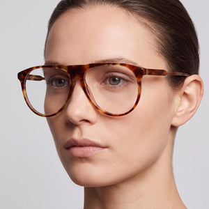 Victoria Beckham Vb2602 Aviator Eyeglasses for Women — interior view, Customisable demo lenses