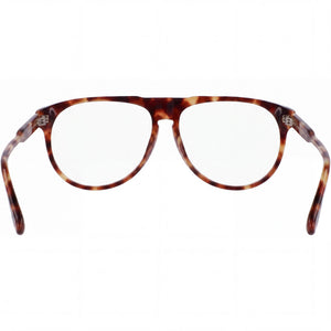 Victoria Beckham Vb2602 Aviator Eyeglasses Women — side view, Havana Acetate temples