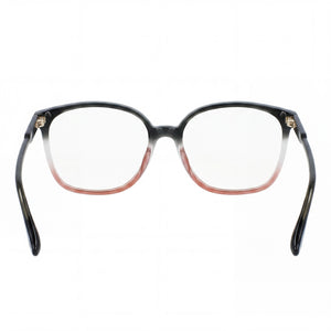 Victoria Beckham VB2615 Rectangle Eyeglasses Women — side view, Gray Metal temples