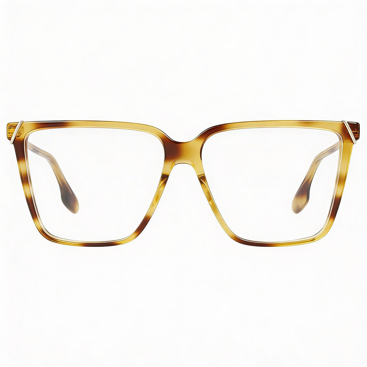 Gafas graduadas cuadradas Victoria Beckham VB2633 Blonde Havana para hombre, 56 mm, Photo 2