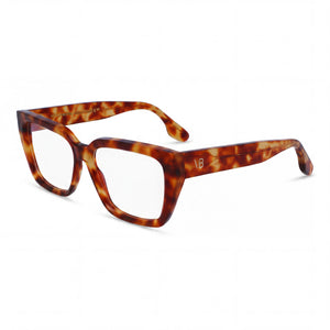 Victoria Beckham VB2648 Blonde Havana Square Eyeglasses for Men, Acetate frame