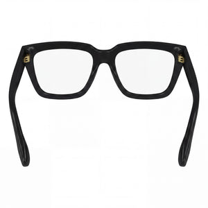 Victoria Beckham VB2658 Rectangle Eyeglasses Men — side view, Black Acetate temples