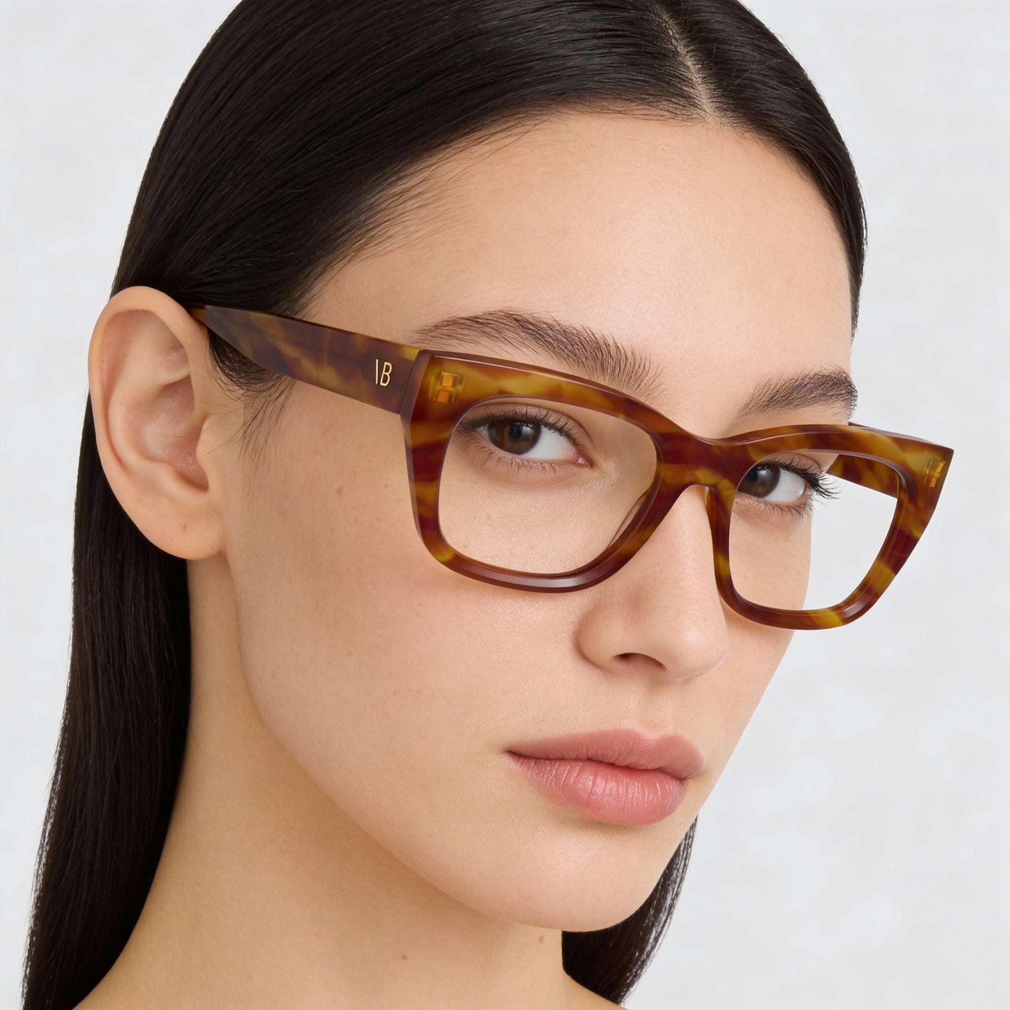 Gafas de sol rectangulares Victoria Beckham VB2660 Habana para mujer, 51mm, Photo 3