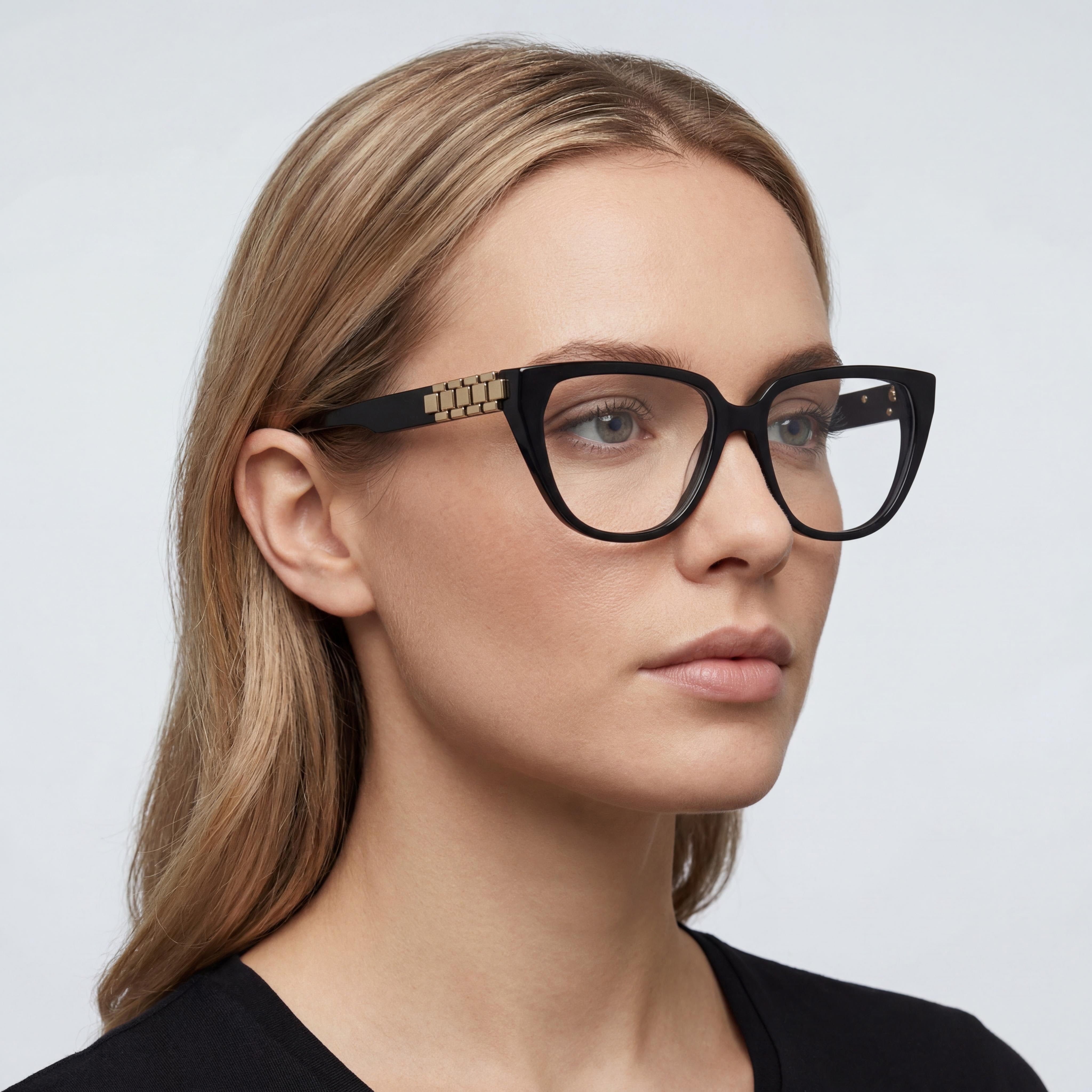 Victoria Beckham VB2661 Gafas de Mujer Ojo de Gato Negras, 54mm, Photo 4