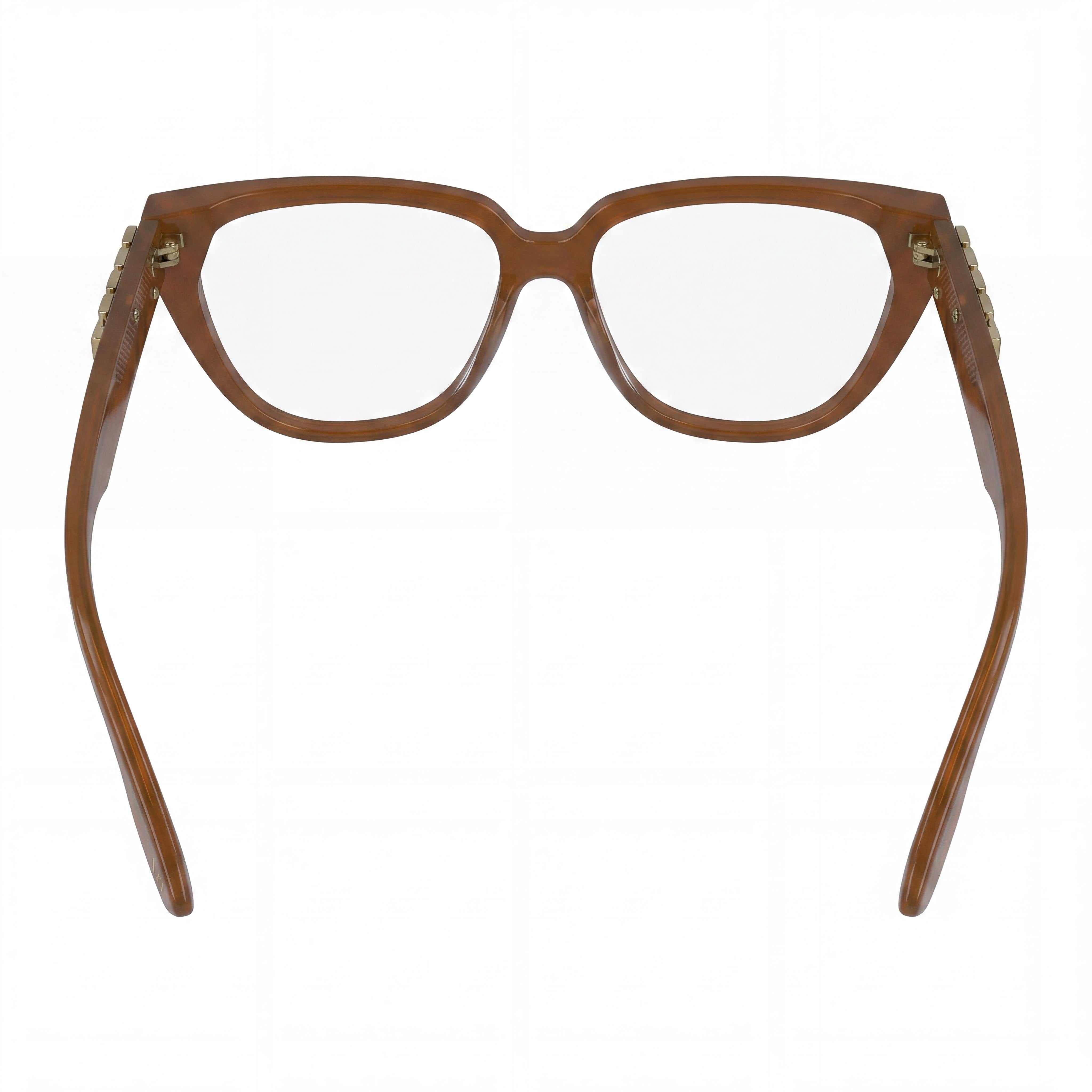 Gafas de sol modernas de acetato para mujer de Victoria Beckham con montura color caramelo y lentes de policarbonato color caramelo de 54 mm, Photo 3