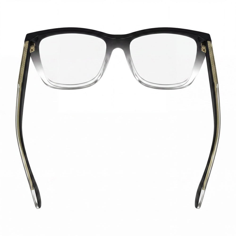 Victoria Beckham VB2664 Rectangle Eyeglasses Women — side view, Black, Crystal Acetate temples