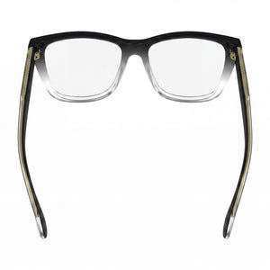 Victoria Beckham VB2664 Rectangle Eyeglasses Women — side view, Black, Crystal Acetate temples