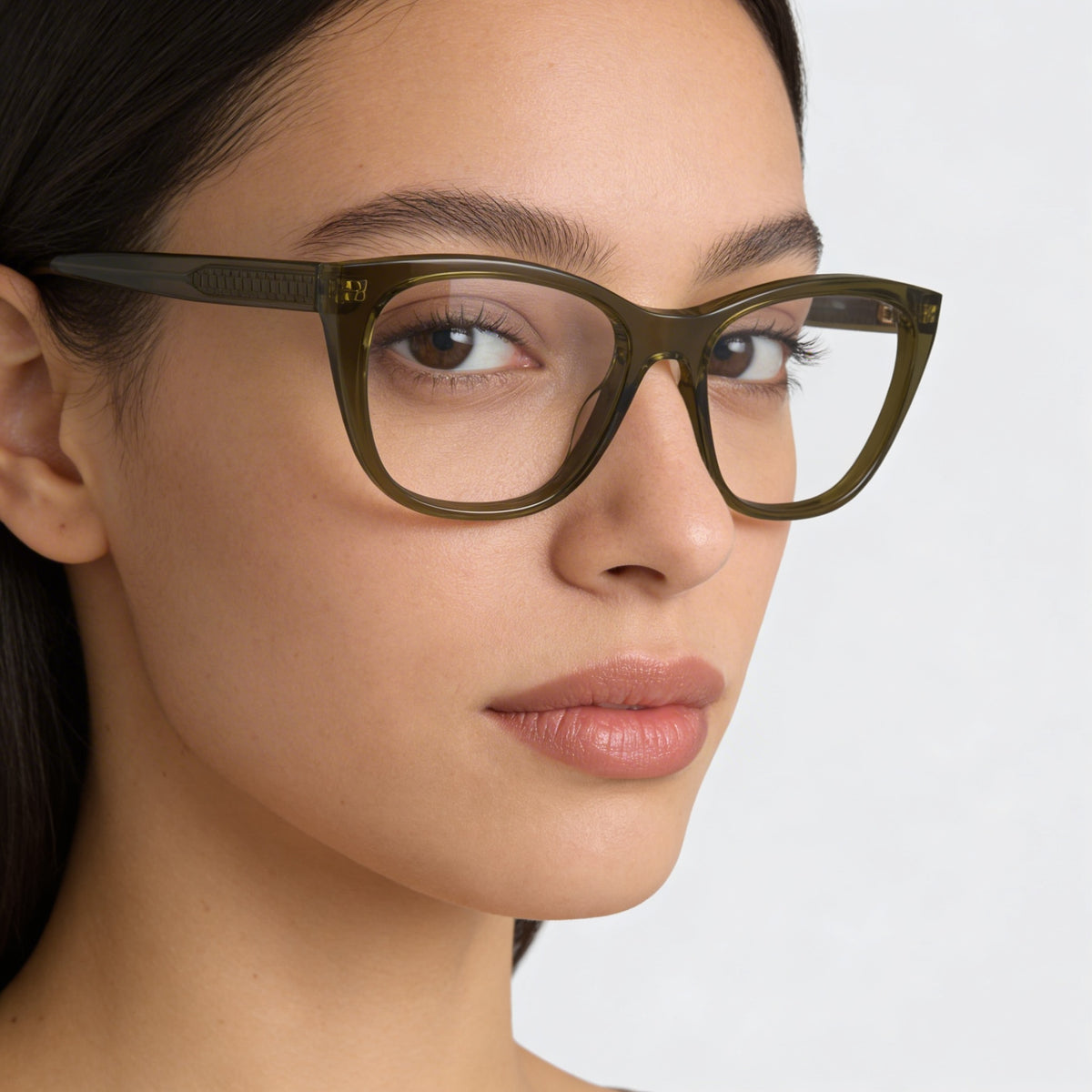 Victoria Beckham VB2665 Olive Square Eyeglasses for Women, Photo 4