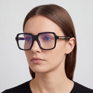 Victoria Beckham Vb2668 Rectangle Eyeglasses for Women — interior view, Clear demo lenses