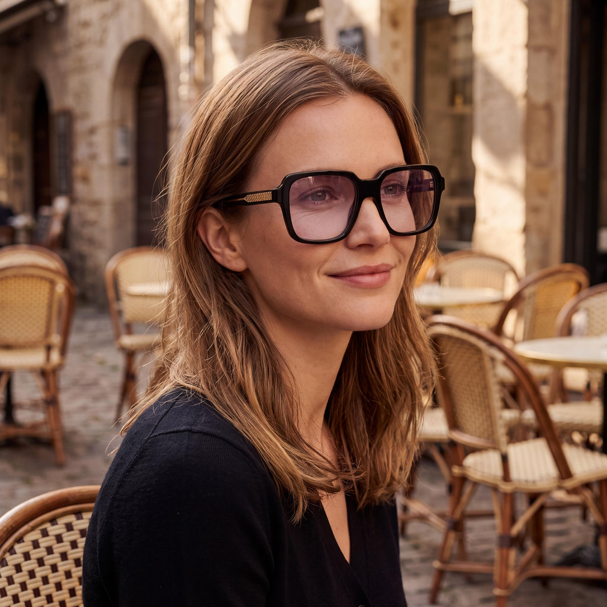Victoria Beckham Vb2668 Black Rectangle Eyeglasses for Women, 53mm, Photo 5