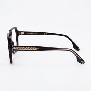 Victoria Beckham Vb2668 Rectangle Eyeglasses Women — side view, Black temples