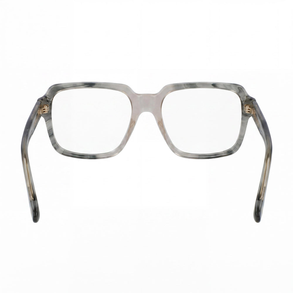 Victoria Beckham Vb2668 Rectangle Eyeglasses Women — side view, Gray Acetate temples