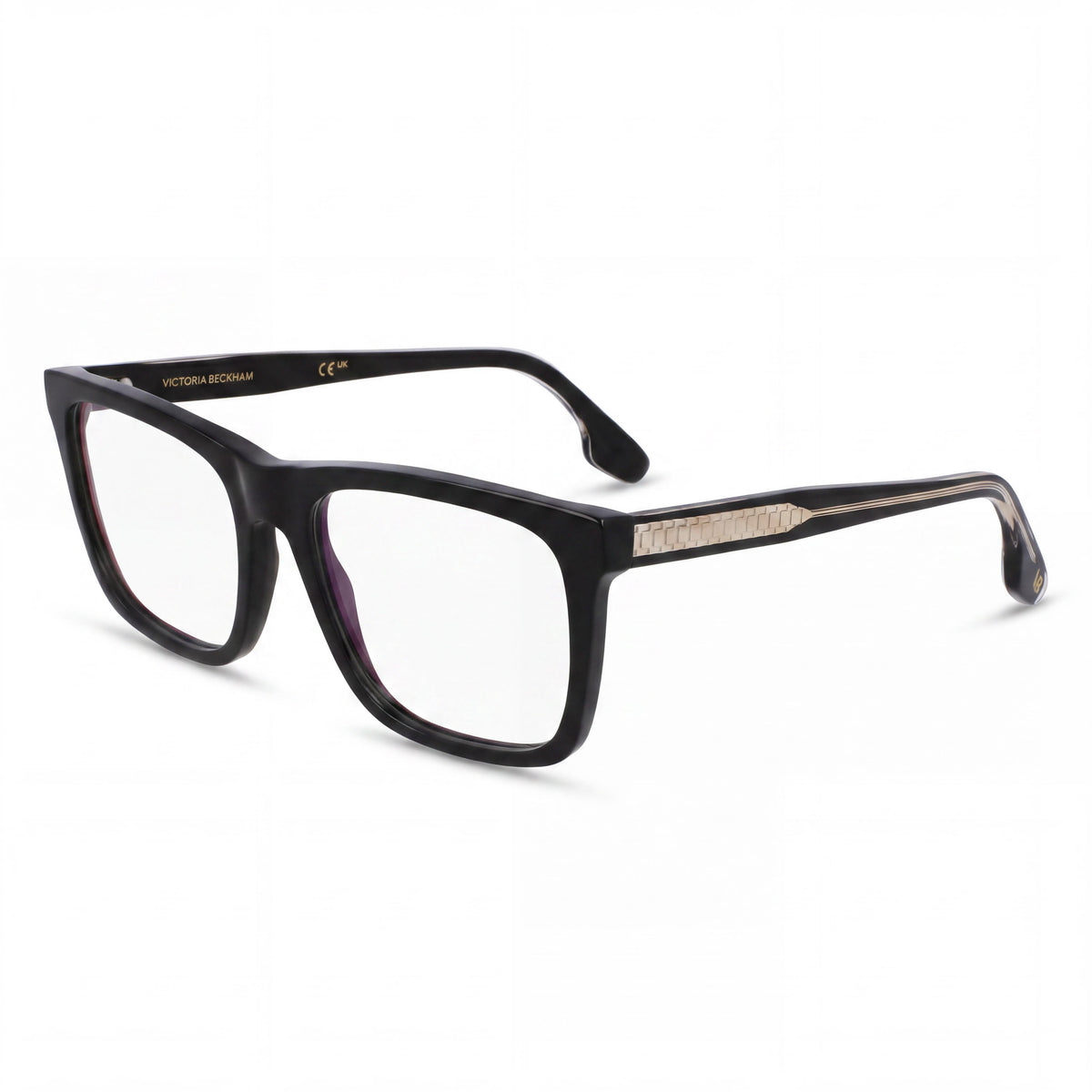 Victoria Beckham Vb2670 Gafas de Mujer Negras con Lentes de Demostración Transparentes, Aptas para Receta, 53-17-140, Photo 1