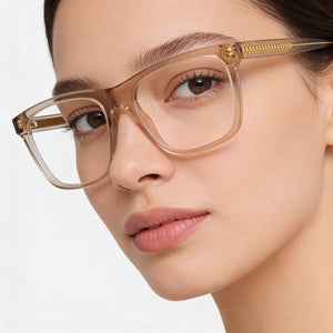 Victoria Beckham Vb2670 Rectangle Eyeglasses for Women — interior view, demo lenses