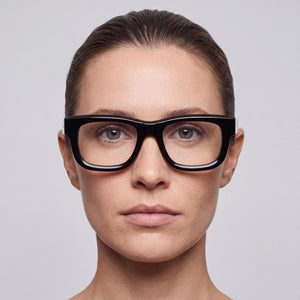 Victoria Beckham Vb2671 Rectangle Eyeglasses for Women — interior view, Clear demo lenses