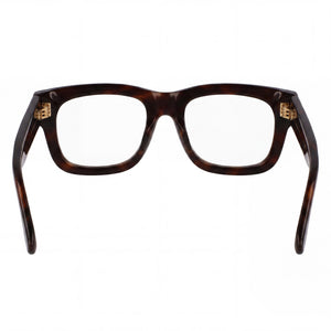 Victoria Beckham Vb2671 Rectangle Eyeglasses Women — side view, Havana temples