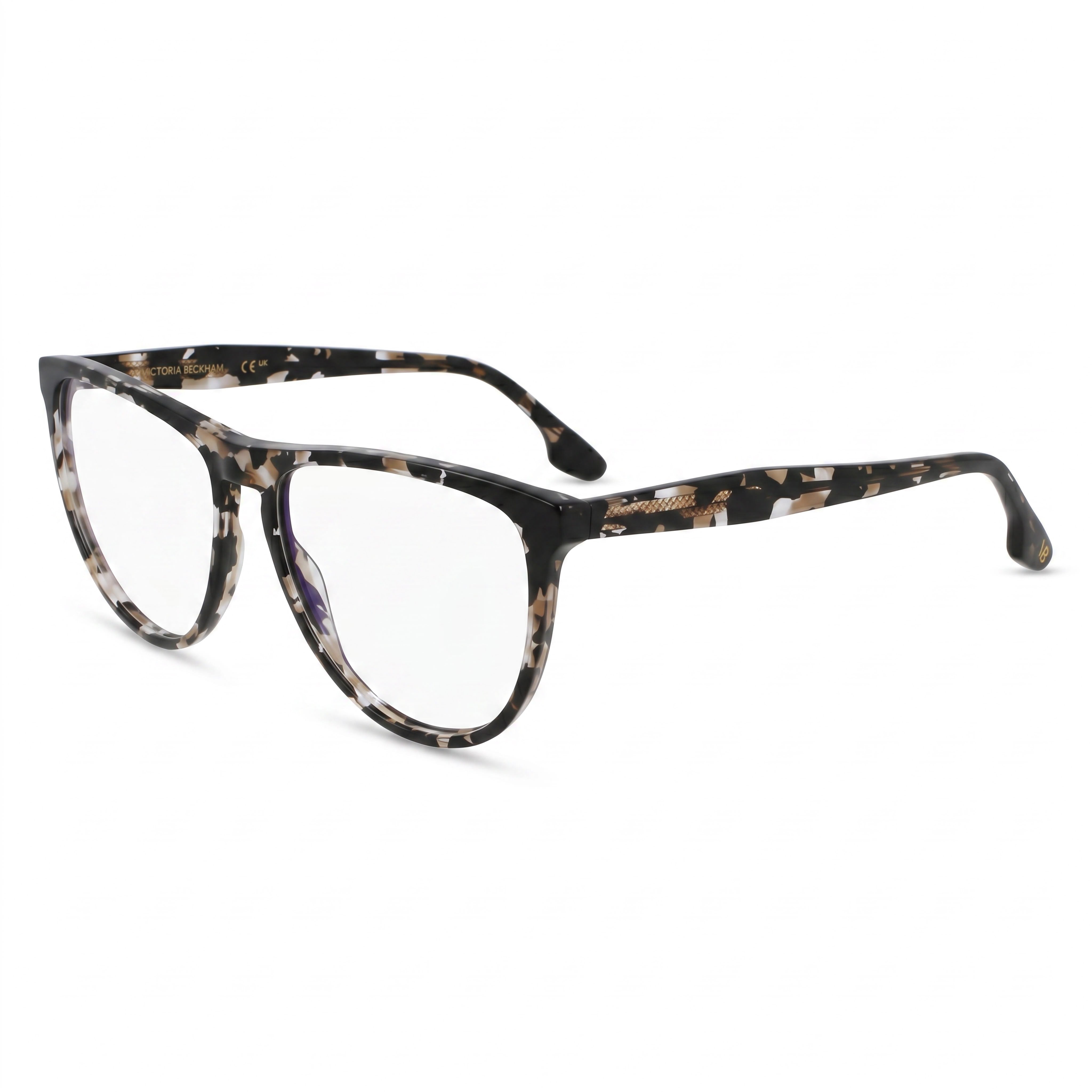 Victoria Beckham Vb2672 Black Havana Rectangle Eyeglasses, Women, Photo 1
