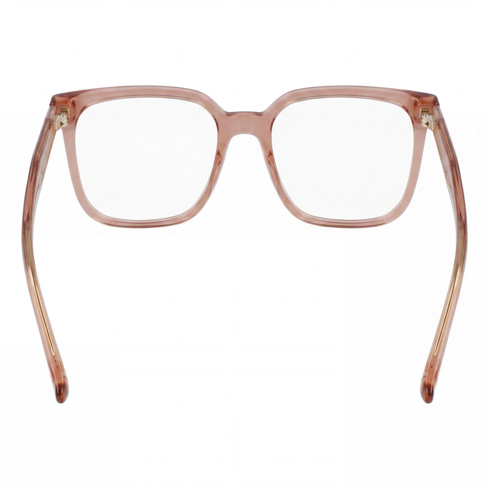 Victoria Beckham Vb2673 Rectangle Eyeglasses Women — side view, Pink Acetate temples